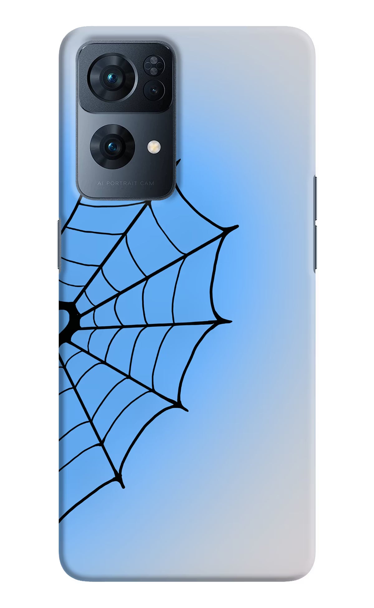 Blue Web Oppo Reno7 Pro 5G Back Cover