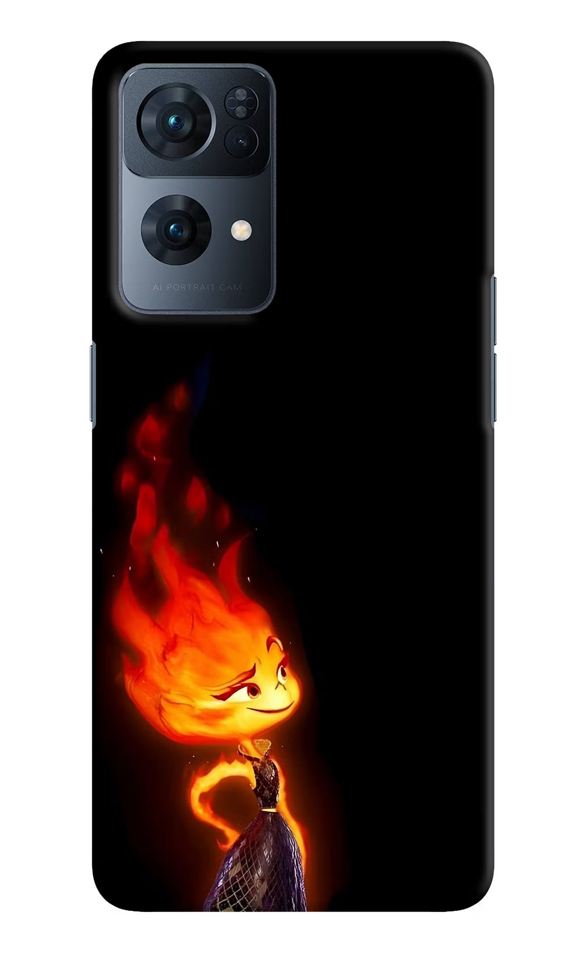 Ember Flame Oppo Reno7 Pro 5G Hard Case Back Cover by Casekaro