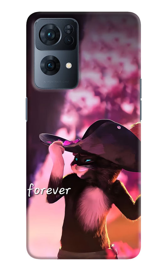 Forever Cat Oppo Reno7 Pro 5G Hard Case Back Cover by Casekaro