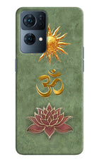 Om & Lotus Oppo Reno7 Pro 5G Back Cover