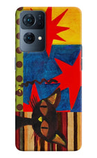 Pop Cat Oppo Reno7 Pro 5G Back Cover