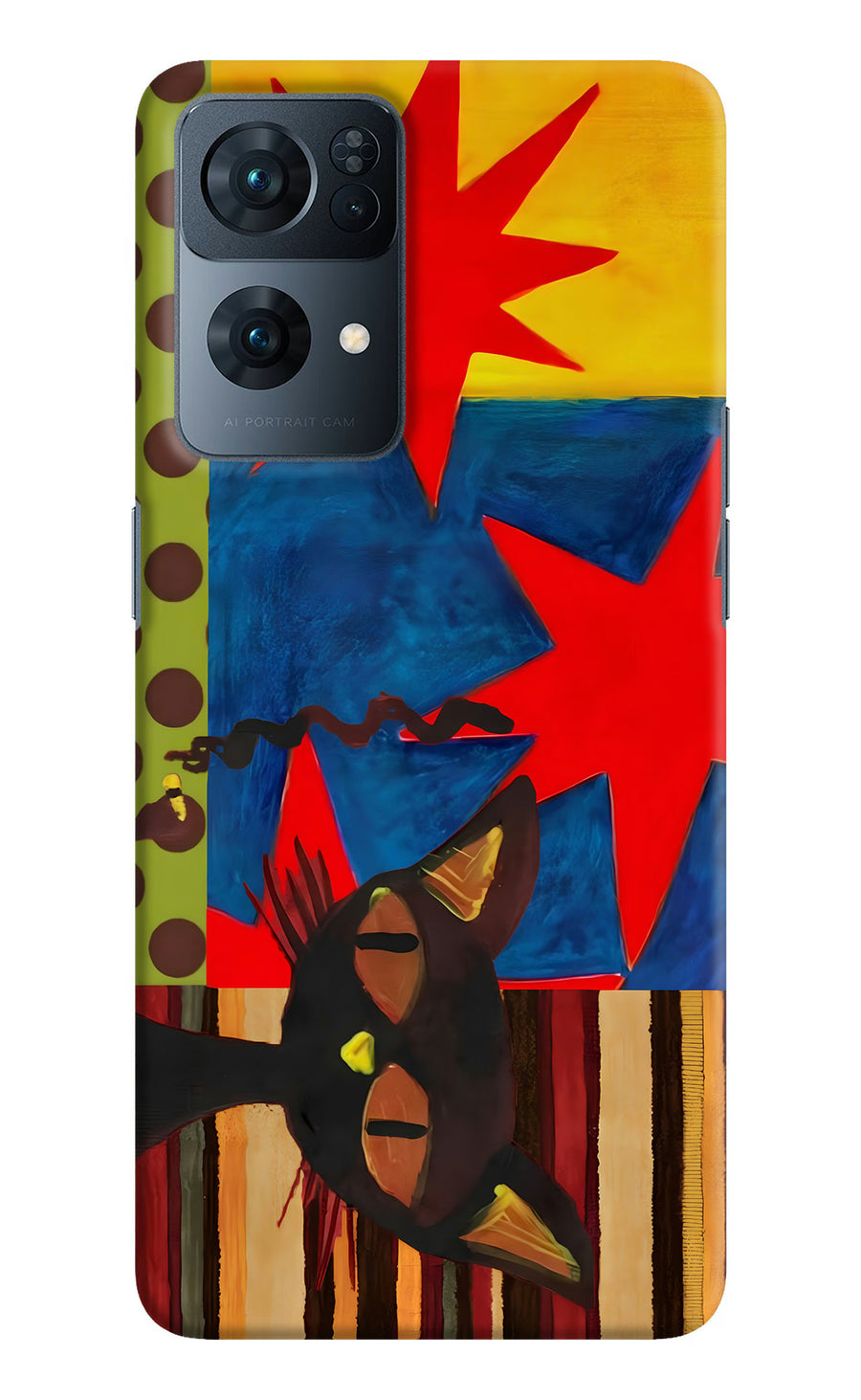Pop Cat Oppo Reno7 Pro 5G Back Cover, Hard case