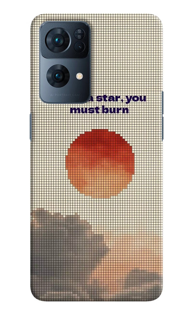 Pixel Sun Oppo Reno7 Pro 5G Hard Case Back Cover by Casekaro