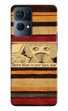 Vinyl Stripes Oppo Reno7 Pro 5G Back Cover