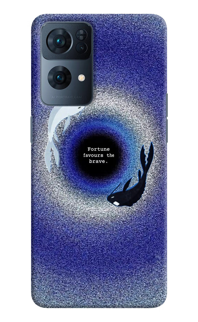 Dark Koi Oppo Reno7 Pro 5G Hard Case Back Cover by Casekaro
