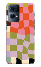 Wavy Grid Oppo Reno7 Pro 5G Back Cover