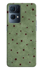 Green Stars Oppo Reno7 Pro 5G Back Cover