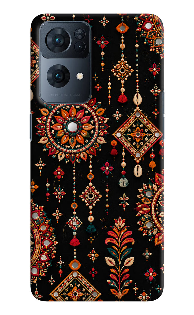 Boho Noir Oppo Reno7 Pro 5G Hard Case Back Cover by Casekaro