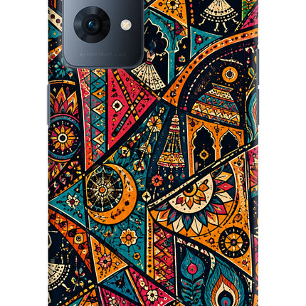 Folk Print Oppo Reno7 Pro 5G Back Cover
