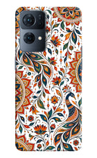 White Mayura Oppo Reno7 Pro 5G Back Cover