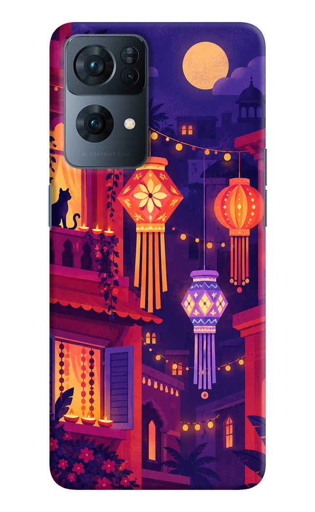 Lantern Lane Oppo Reno7 Pro 5G Hard Case Back Cover by Casekaro