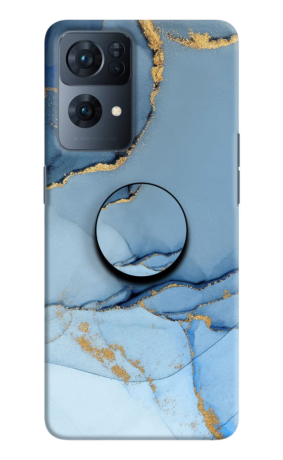 Blue Marble Oppo Reno7 Pro 5G Pop Case, Hard case