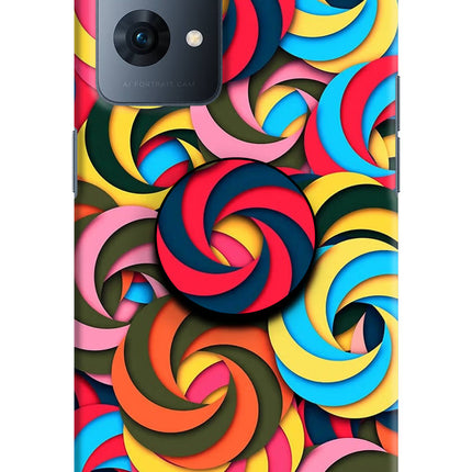 Spiral Pattern Oppo Reno7 Pro 5G Pop Case by Casekaro