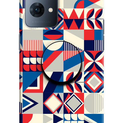 Colorful Pattern Oppo Reno7 Pro 5G Pop Case by Casekaro