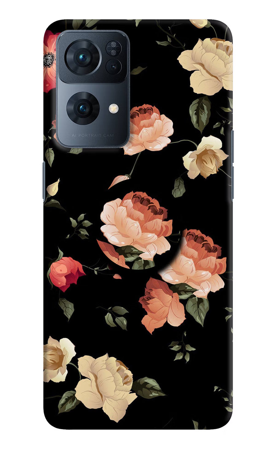 Flowers Oppo Reno7 Pro 5G Pop Case, Hard case