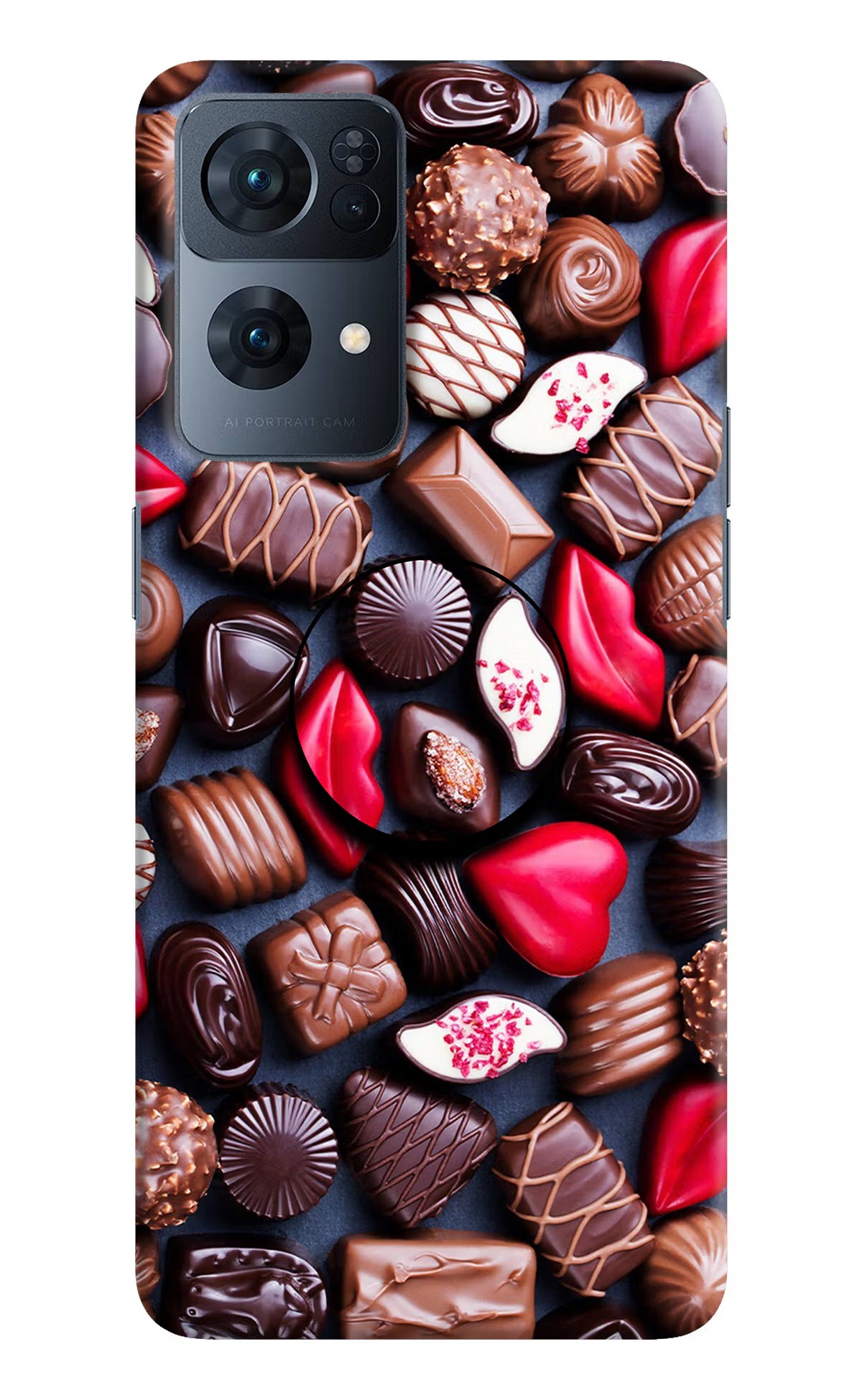 Chocolates Oppo Reno7 Pro 5G Pop Case by Casekaro