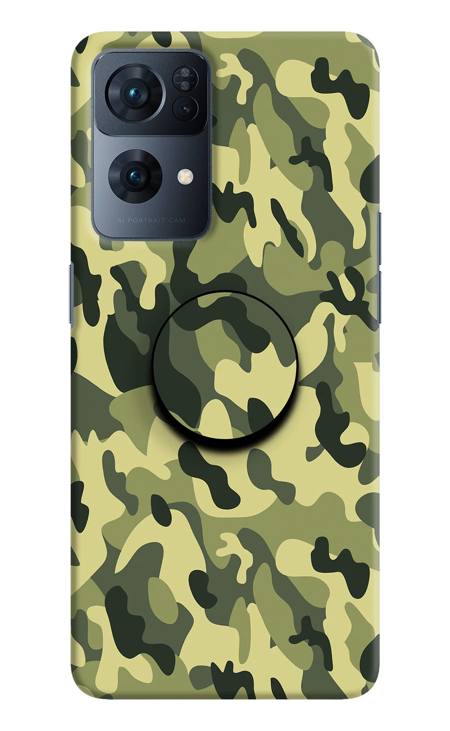 Camouflage Oppo Reno7 Pro 5G Pop Case, Hard case
