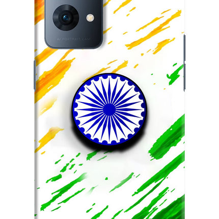 Indian Flag Ashoka Chakra Oppo Reno7 Pro 5G Pop Case by Casekaro