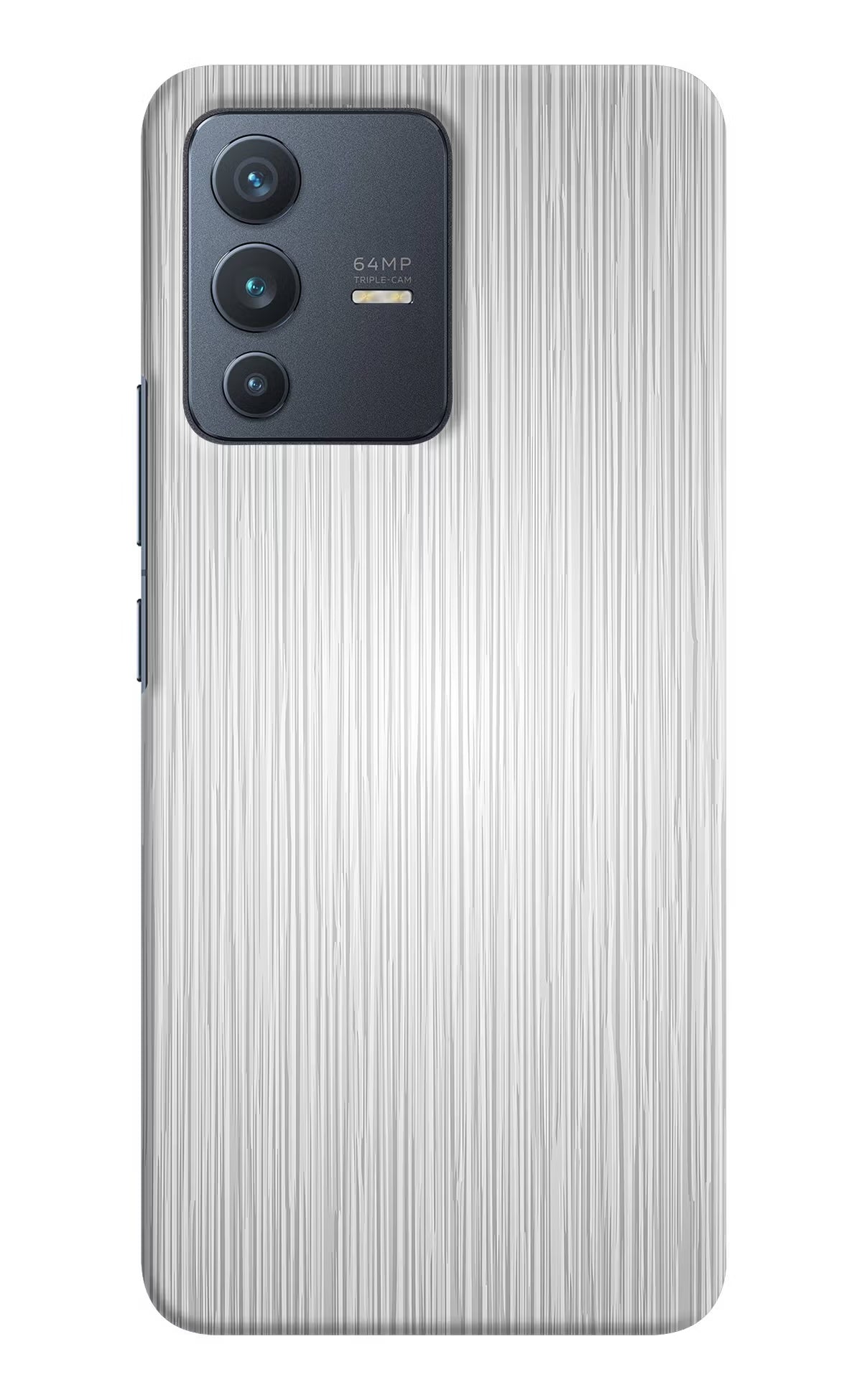 Wooden Grey Texture Vivo V23 5G Hard Case Back Cover by Casekaro