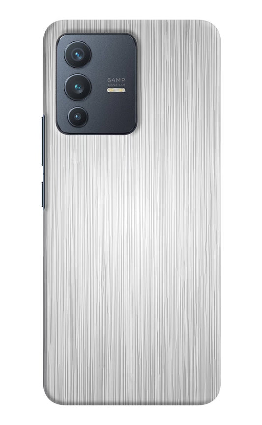 Wooden Grey Texture Vivo V23 5G Hard Case Back Cover by Casekaro