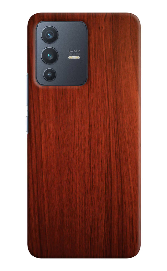 Wooden Plain Pattern Vivo V23 5G Hard Case Back Cover by Casekaro