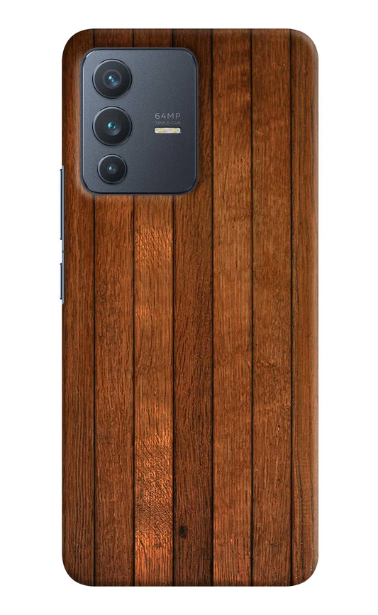 Wooden Artwork Bands Vivo V23 5G Hard Case Back Cover by Casekaro