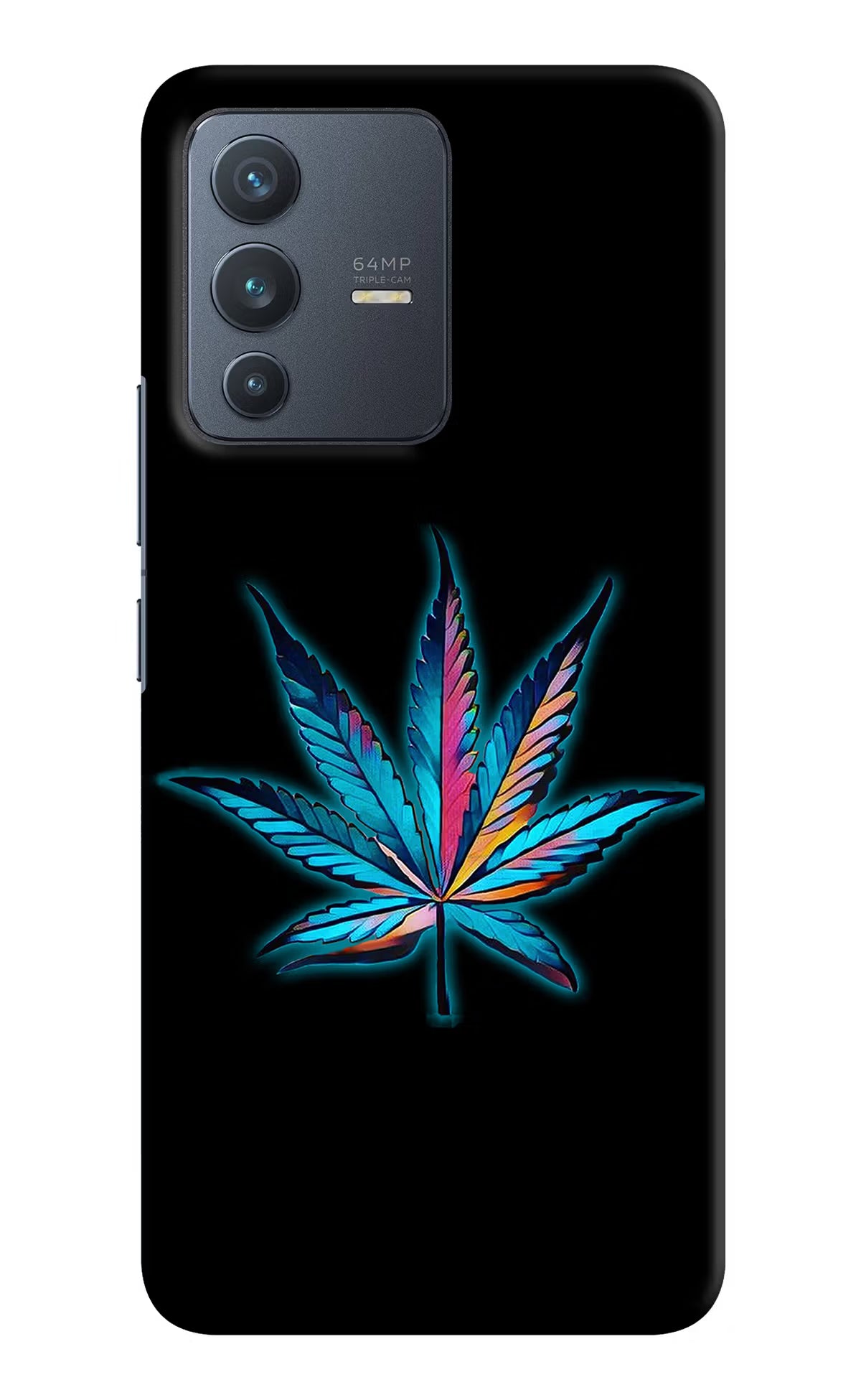 Weed Vivo V23 5G Hard Case Back Cover by Casekaro