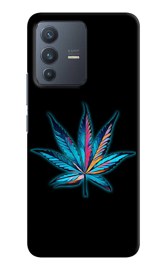 Weed Vivo V23 5G Hard Case Back Cover by Casekaro