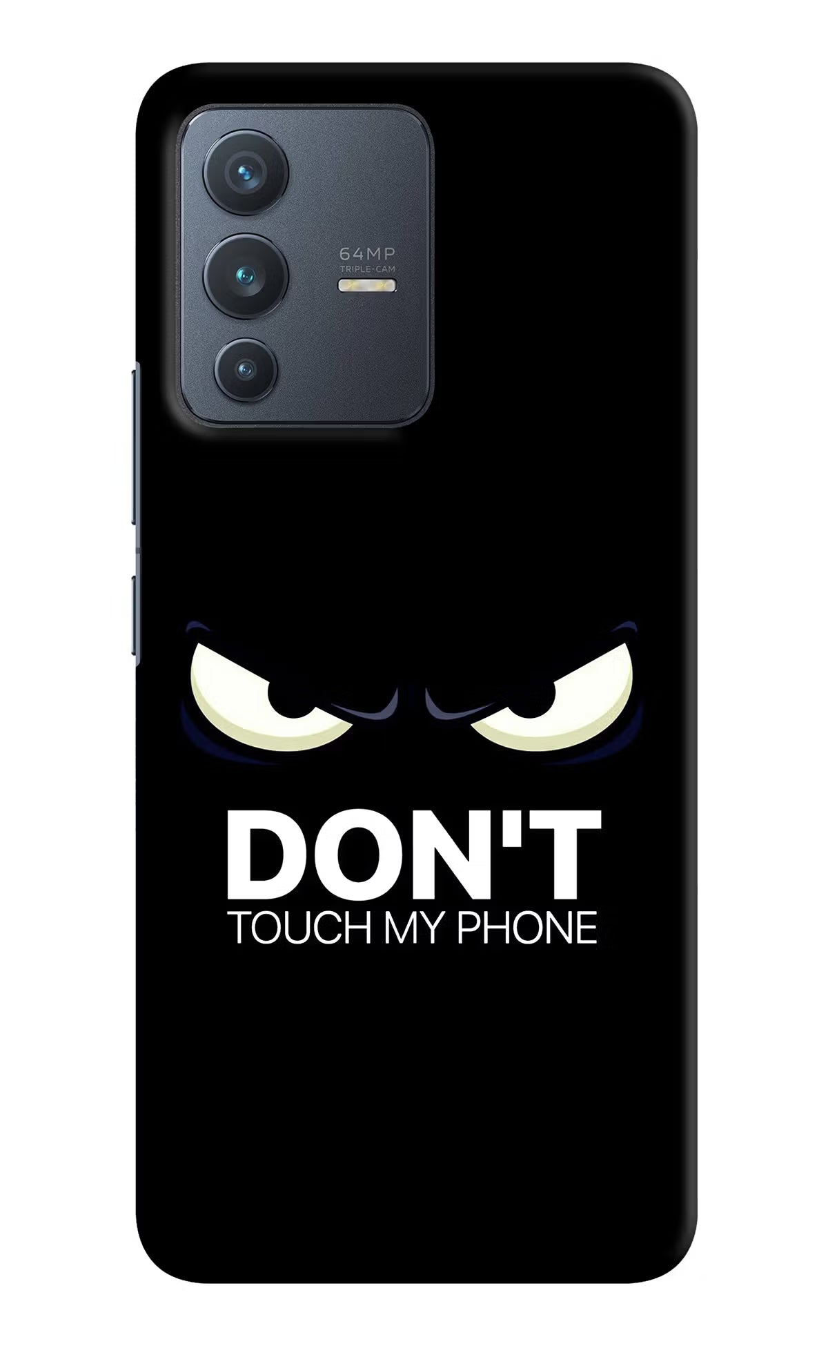 Don'T Touch My Phone Vivo V23 5G Hard Case Back Cover by Casekaro