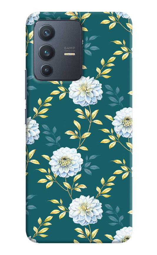 Flowers Vivo V23 5G Hard Case Back Cover by Casekaro