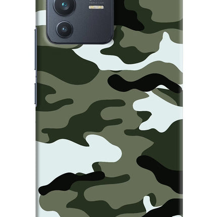 Camouflage Vivo V23 5G Hard Case Back Cover by Casekaro