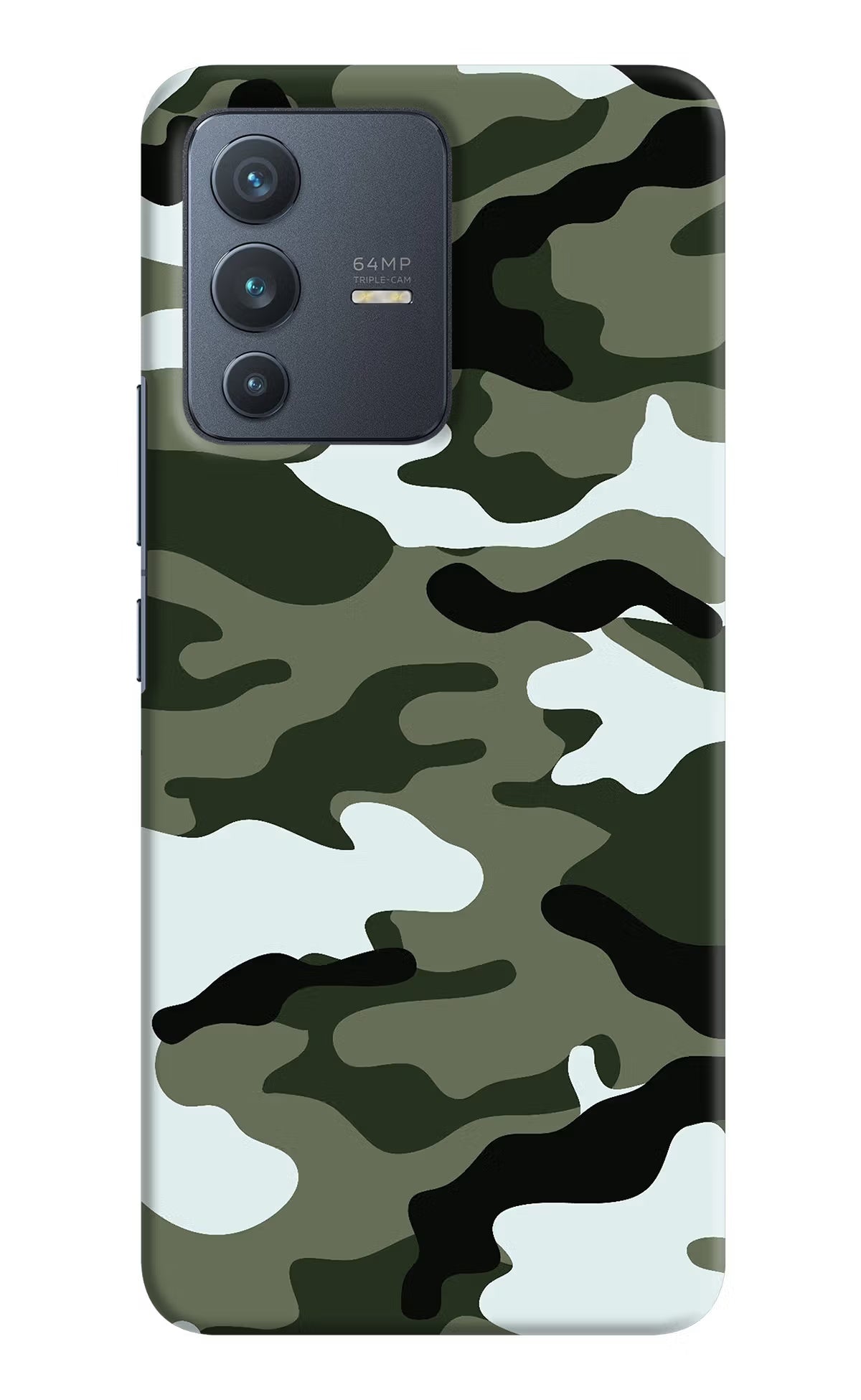 Camouflage Vivo V23 5G Hard Case Back Cover by Casekaro