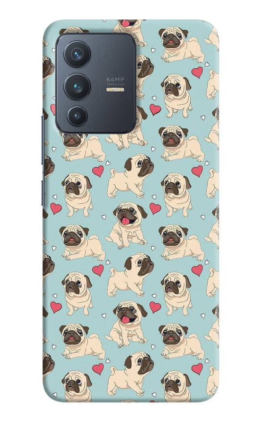 Pug Dog Vivo V23 5G Hard Case Back Cover by Casekaro