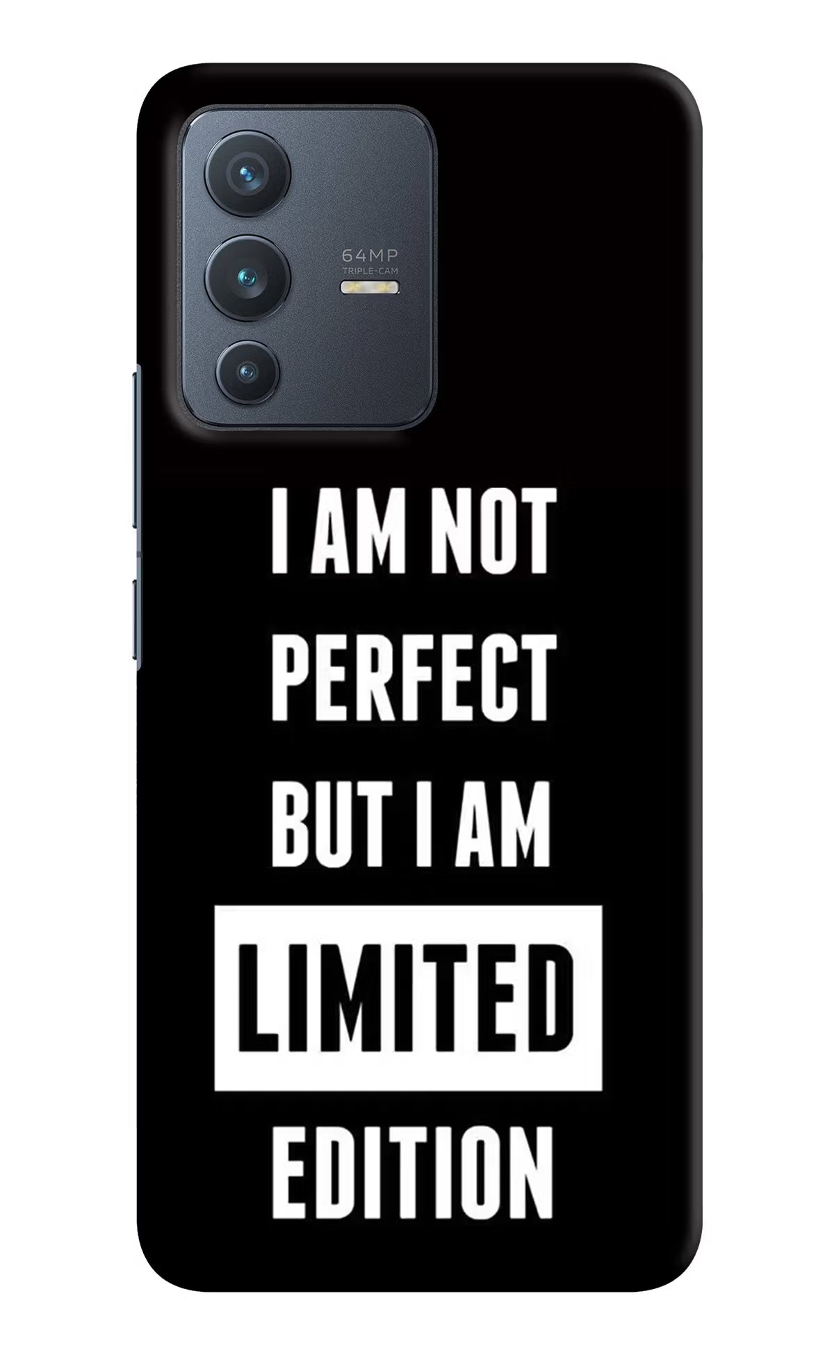 I Am Not Perfect But I Am Limited Edition Vivo V23 5G Hard Case Back Cover by Casekaro