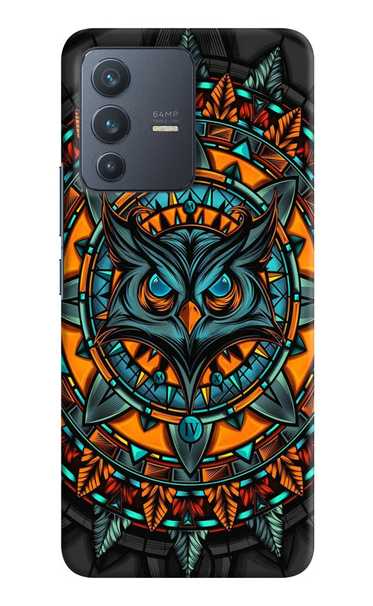 Angry Owl Art Vivo V23 5G Hard Case Back Cover by Casekaro