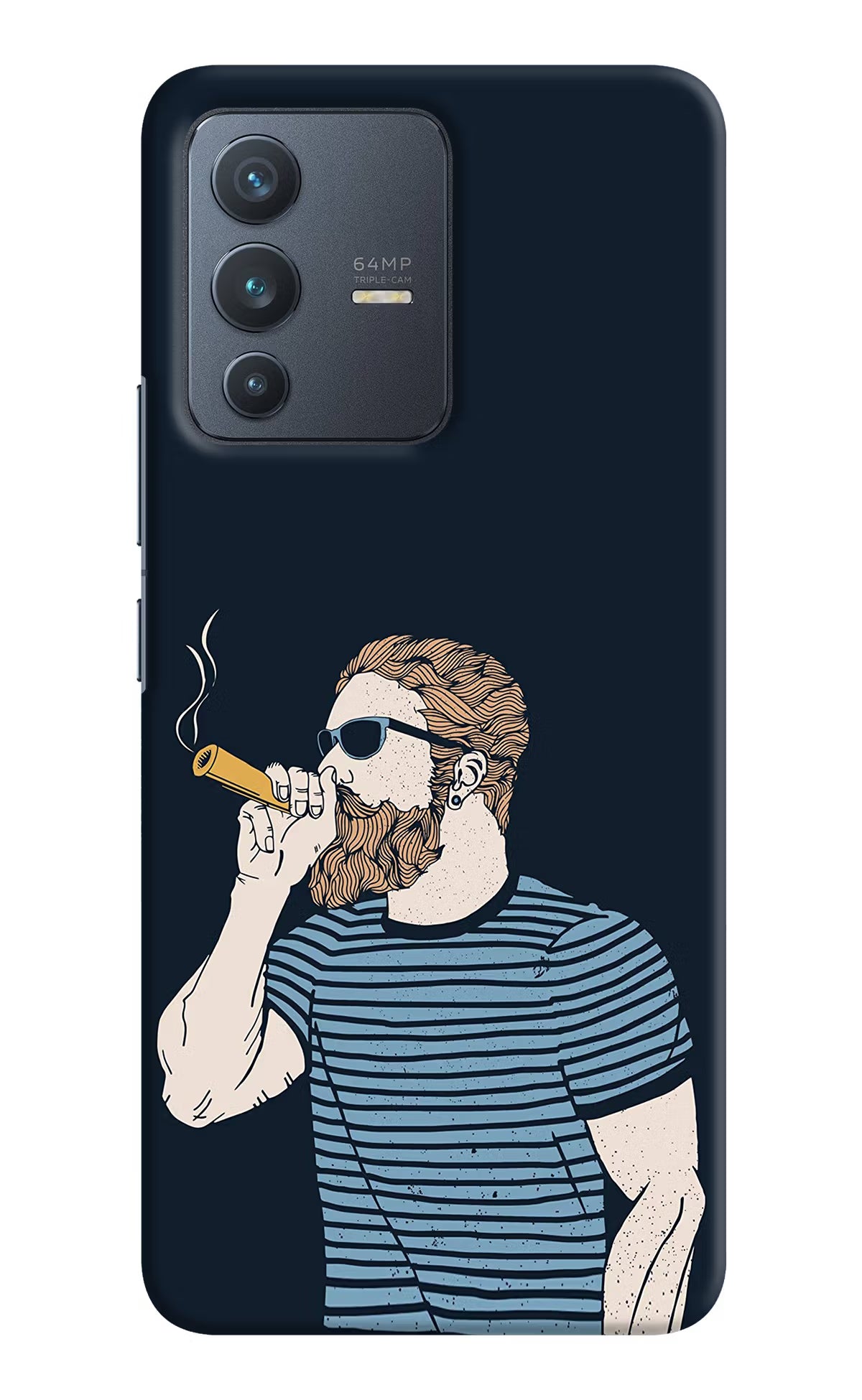 Smoking Vivo V23 5G Hard Case Back Cover by Casekaro