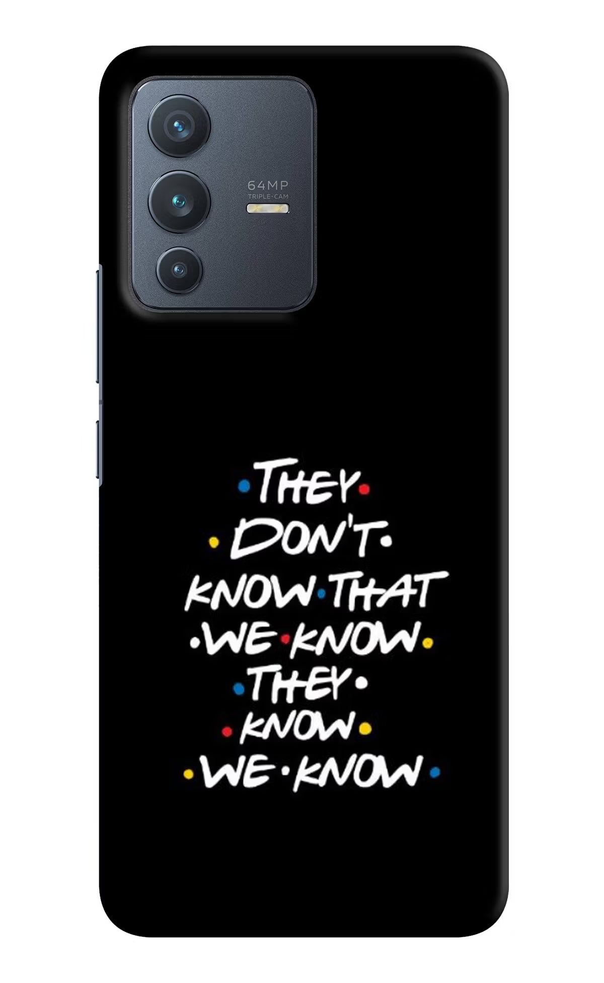 FRIENDS Dialogue Vivo V23 5G Hard Case Back Cover by Casekaro