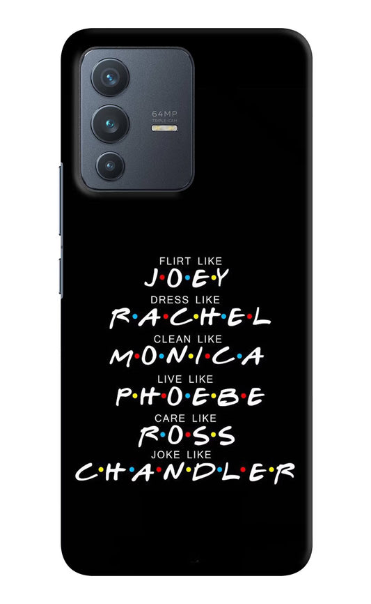 FRIENDS Character Vivo V23 5G Hard Case Back Cover by Casekaro