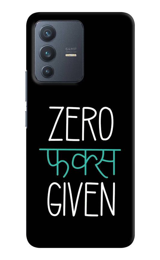 Zero Fucks Given Vivo V23 5G Hard Case Back Cover by Casekaro