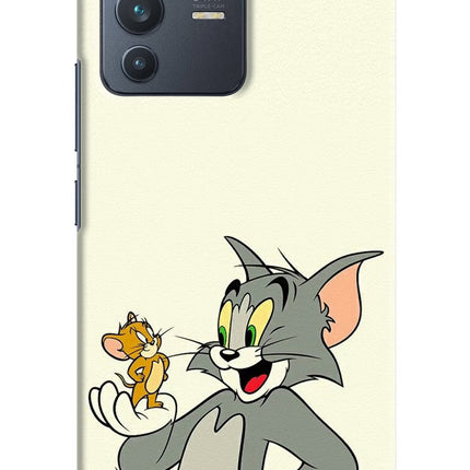 Tom & Jerry Vivo V23 5G Hard Case Back Cover by Casekaro