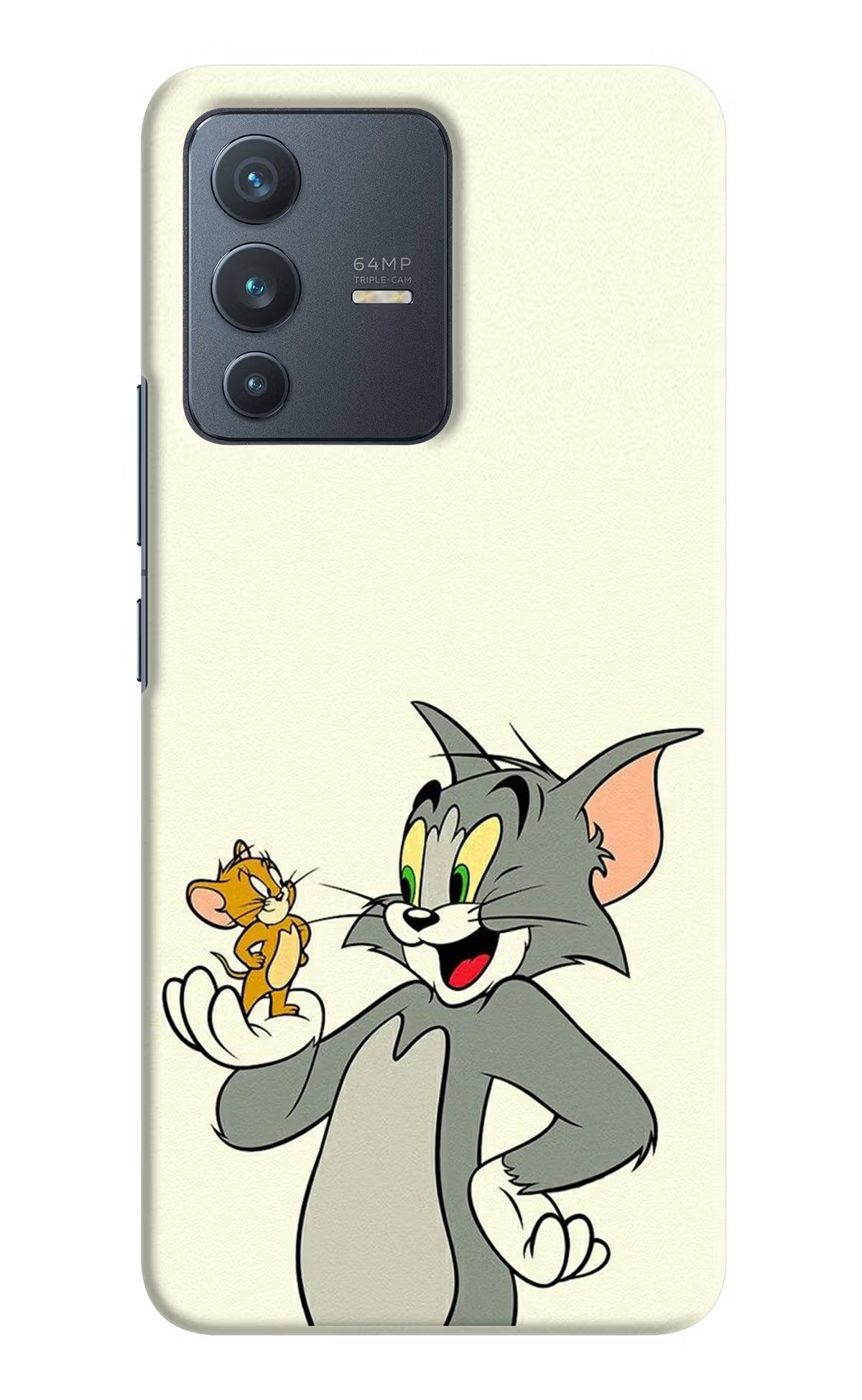 Tom & Jerry Vivo V23 5G Hard Case Back Cover by Casekaro