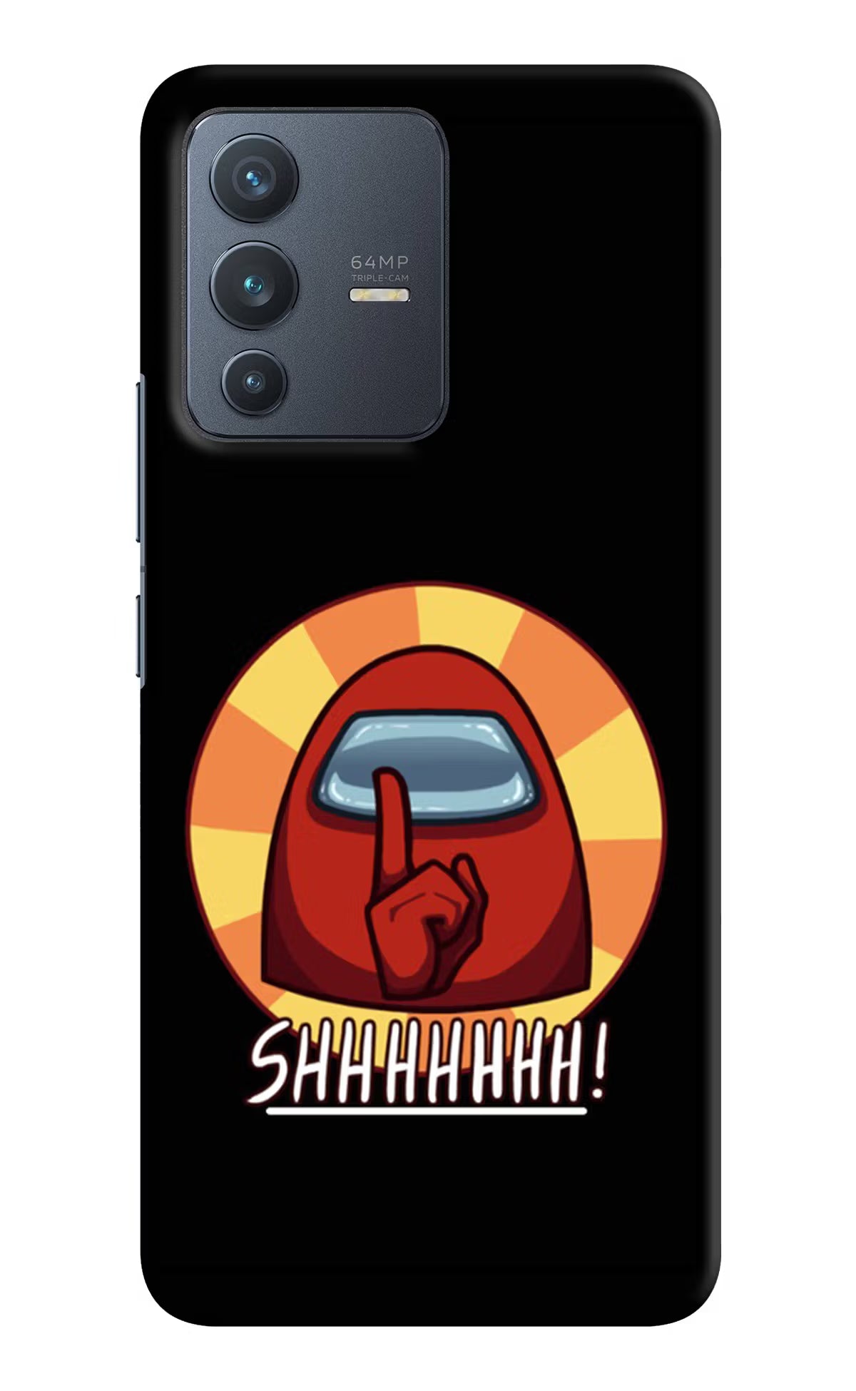 Among Us Shhh! Vivo V23 5G Hard Case Back Cover by Casekaro