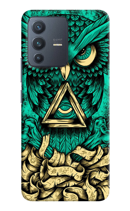 Green Owl Vivo V23 5G Hard Case Back Cover by Casekaro