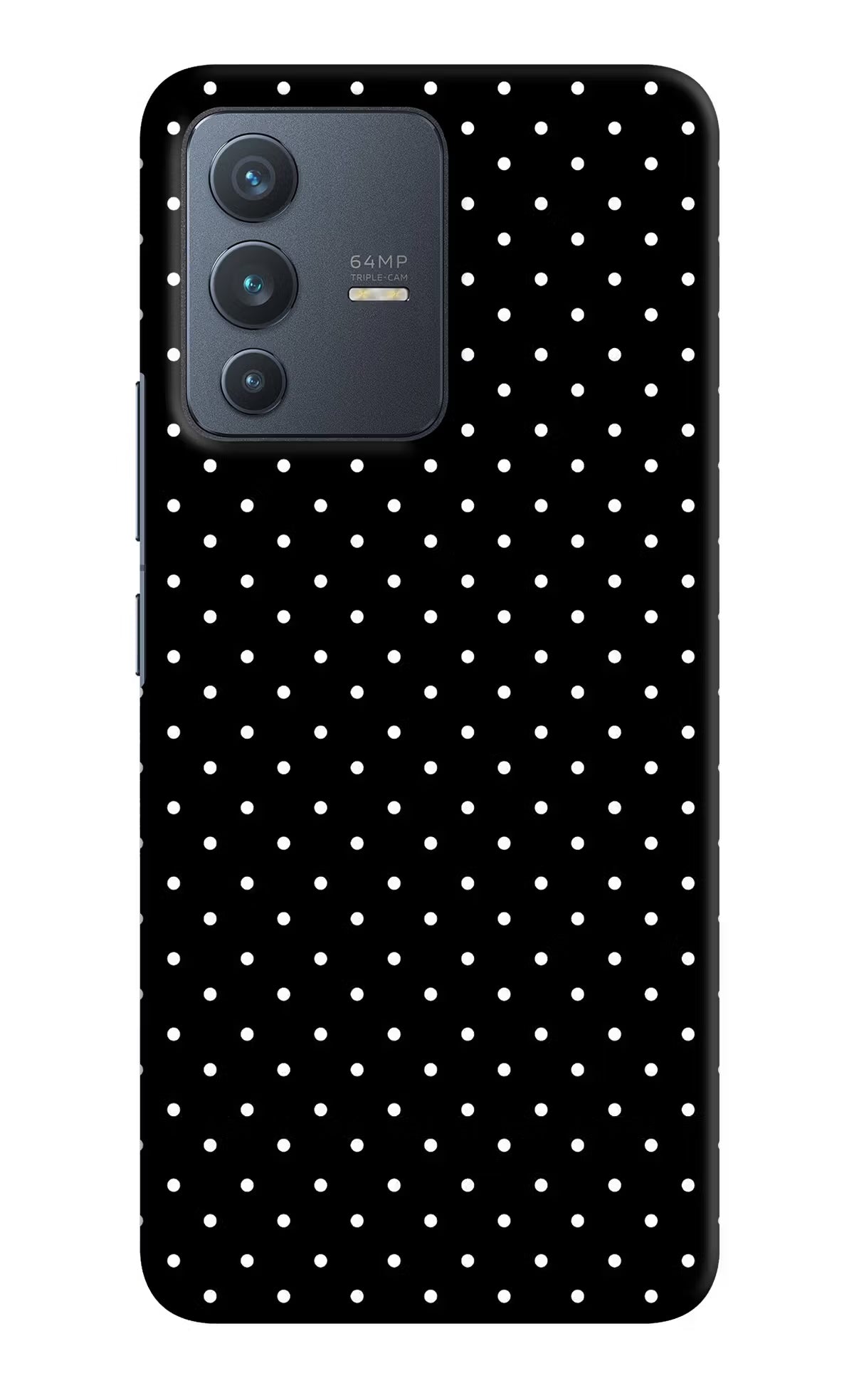 White Dots Vivo V23 5G Hard Case Back Cover by Casekaro