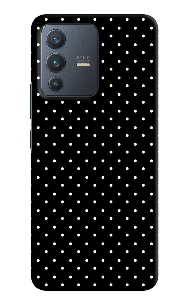 White Dots Vivo V23 5G Hard Case Back Cover by Casekaro
