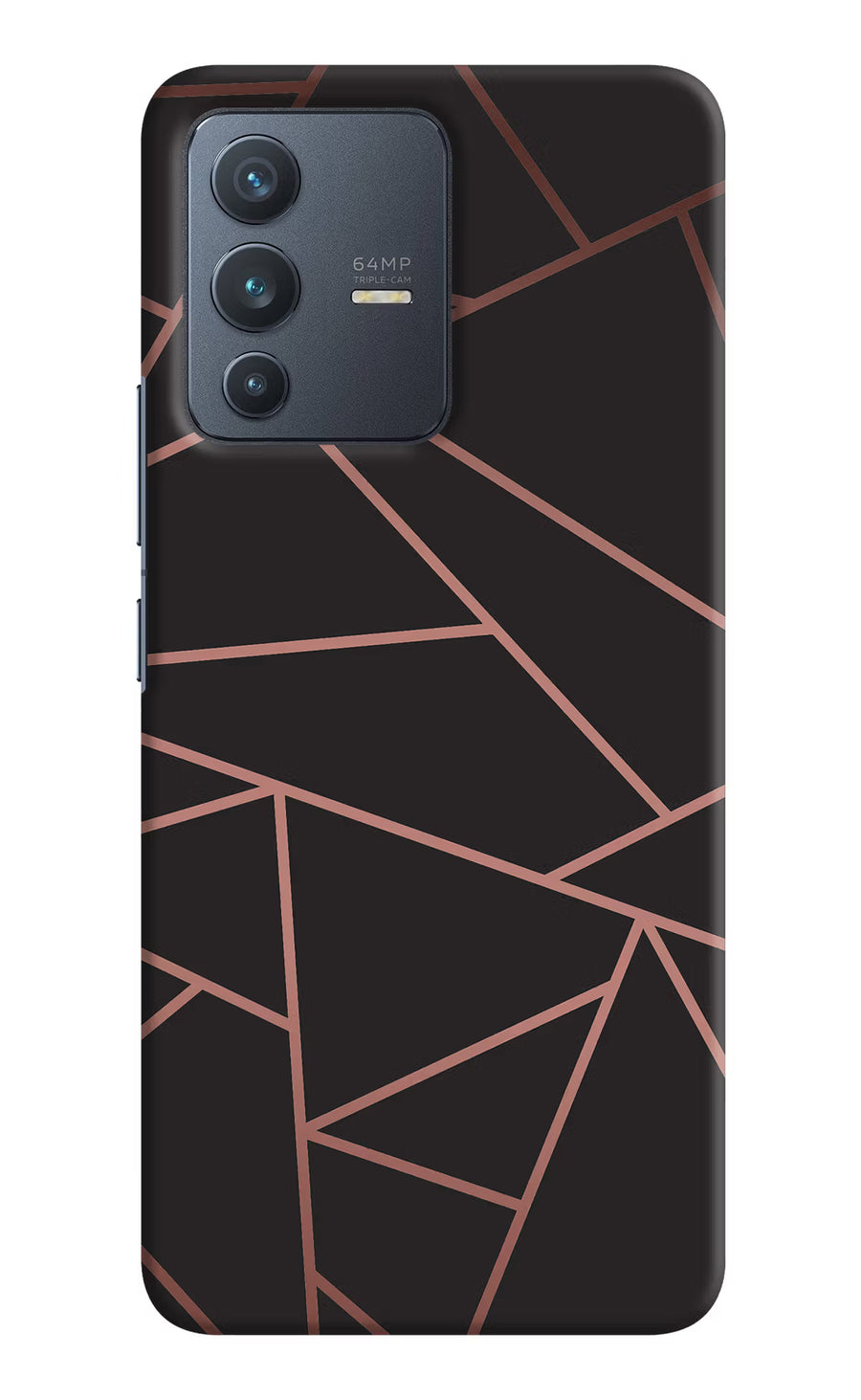 Geometric Pattern Vivo V23 5G Back Cover, Hard case
