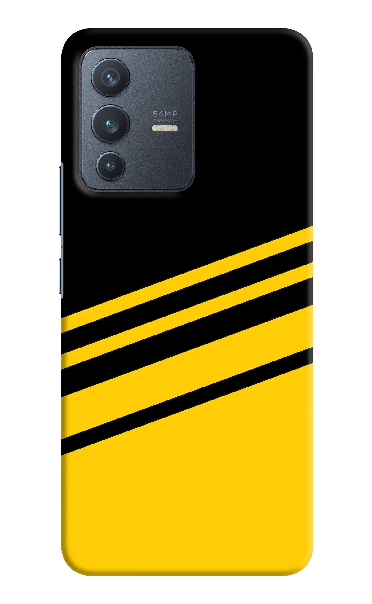 Yellow Shades Vivo V23 5G Hard Case Back Cover by Casekaro