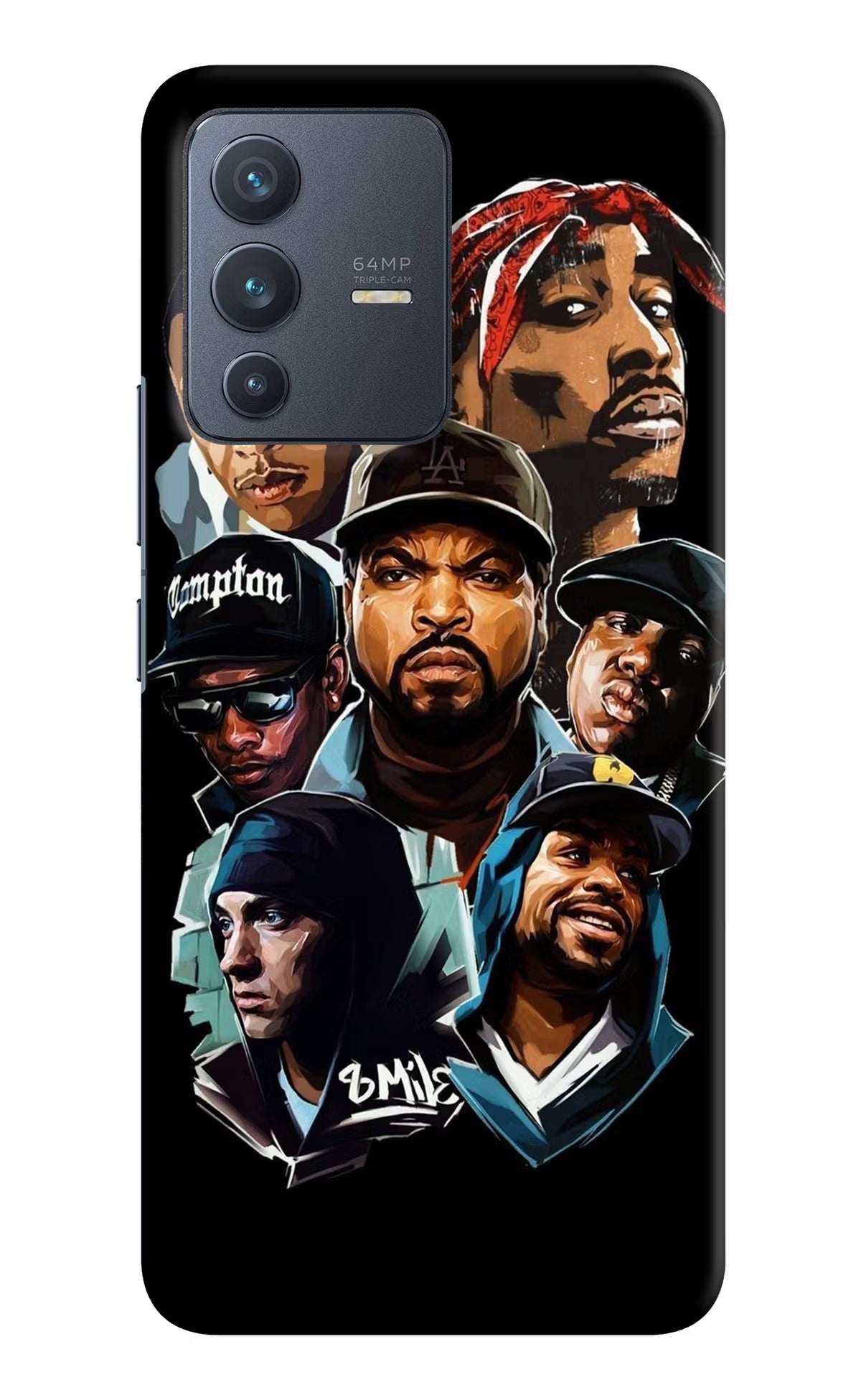 Rappers Vivo V23 5G Hard Case Back Cover by Casekaro