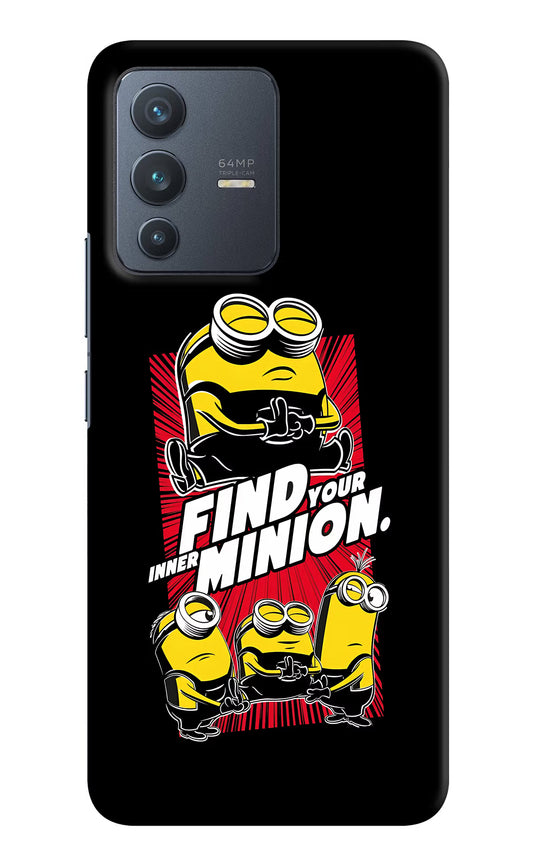 Find your inner Minion Vivo V23 5G Hard Case Back Cover by Casekaro