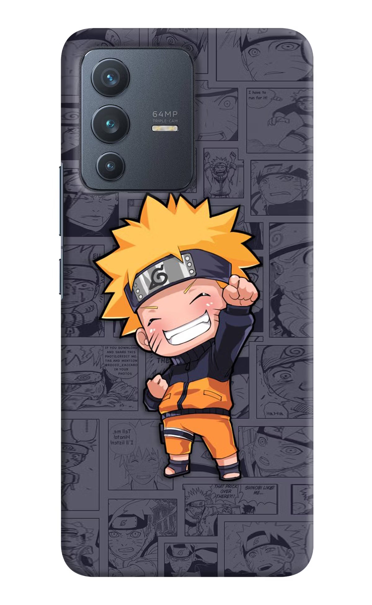 Chota Naruto Vivo V23 5G Hard Case Back Cover by Casekaro